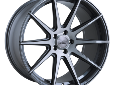 Elegance Wheels E1FF Deep Concave Titanium Brushed | © Elegance Wheels